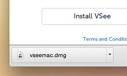 vseemac.dmg finished downloading