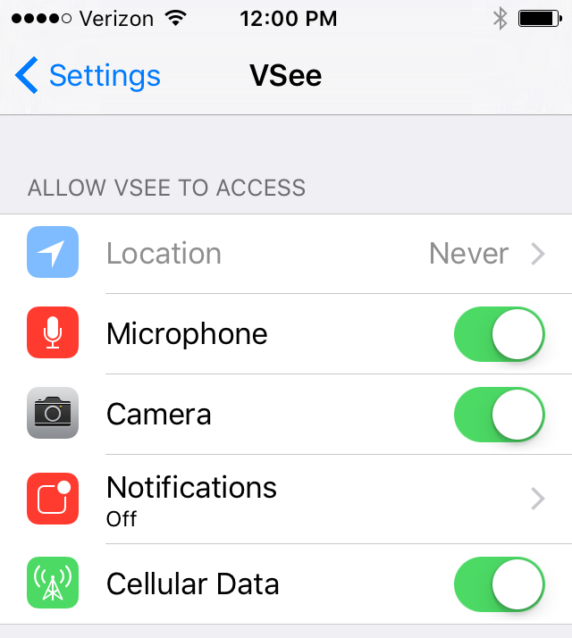 VSee allowances