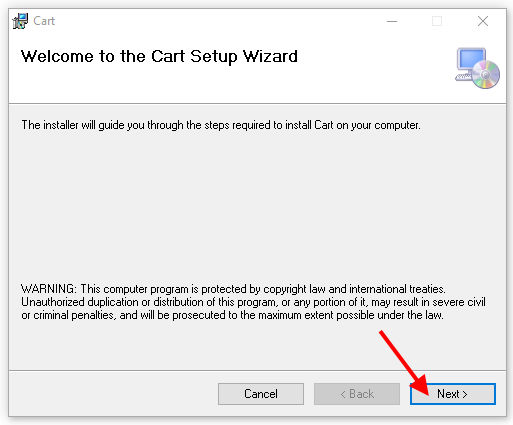 Cart Setup Wizard