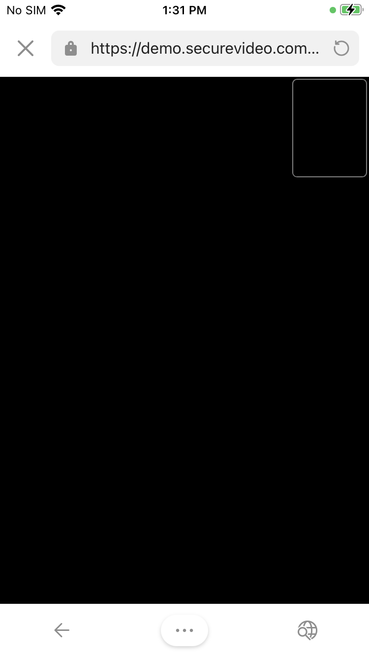 Dark screen